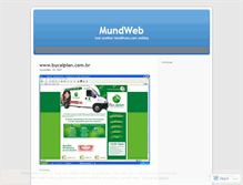 Tablet Screenshot of mundweb.wordpress.com