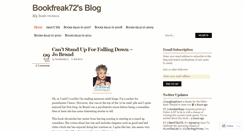 Desktop Screenshot of bookfreak72.wordpress.com