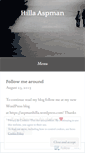 Mobile Screenshot of hillaaspman.wordpress.com