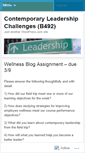 Mobile Screenshot of contemporaryleadership.wordpress.com