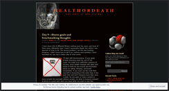Desktop Screenshot of healthordeath.wordpress.com
