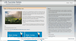 Desktop Screenshot of lifesuccessnotes.wordpress.com