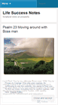 Mobile Screenshot of lifesuccessnotes.wordpress.com