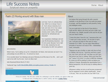 Tablet Screenshot of lifesuccessnotes.wordpress.com