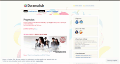 Desktop Screenshot of doramasub.wordpress.com