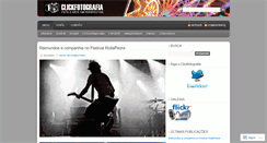 Desktop Screenshot of clickfotografia.wordpress.com