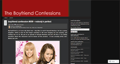 Desktop Screenshot of boyfriendconfessions.wordpress.com