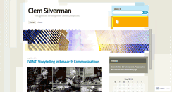 Desktop Screenshot of clemsilverman.wordpress.com