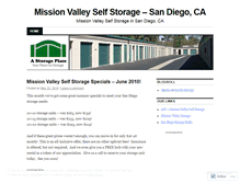 Tablet Screenshot of missionvalleystorage.wordpress.com