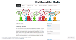 Desktop Screenshot of healthandadvertising.wordpress.com