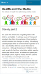 Mobile Screenshot of healthandadvertising.wordpress.com