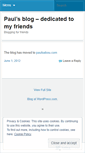 Mobile Screenshot of paulsabou.wordpress.com