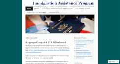 Desktop Screenshot of ccnnimmigration.wordpress.com