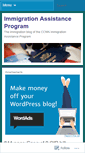 Mobile Screenshot of ccnnimmigration.wordpress.com