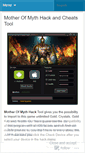Mobile Screenshot of motherofmythhacktool.wordpress.com