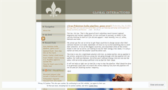 Desktop Screenshot of globalinteractions.wordpress.com