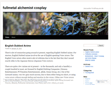 Tablet Screenshot of fullmetalalchemistcosplay.wordpress.com