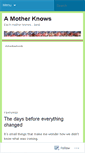 Mobile Screenshot of amotherknows.wordpress.com