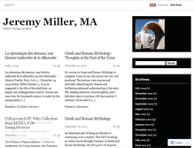 Tablet Screenshot of jeremyrmiller.wordpress.com