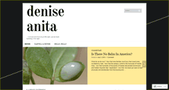 Desktop Screenshot of deniseanita.wordpress.com