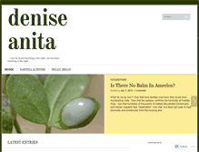 Tablet Screenshot of deniseanita.wordpress.com