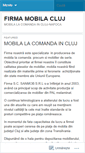 Mobile Screenshot of clujmobilacomanda.wordpress.com
