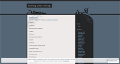 Desktop Screenshot of failingandfalling.wordpress.com