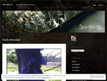 Tablet Screenshot of forthefly.wordpress.com