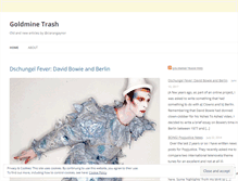 Tablet Screenshot of goldminetrash.wordpress.com