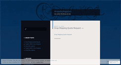 Desktop Screenshot of dropshiplogistics.wordpress.com