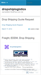 Mobile Screenshot of dropshiplogistics.wordpress.com