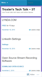 Mobile Screenshot of lmtroxler.wordpress.com