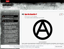 Tablet Screenshot of gifariot.wordpress.com