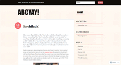 Desktop Screenshot of abcyay.wordpress.com