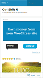 Mobile Screenshot of ctrlshiftn.wordpress.com