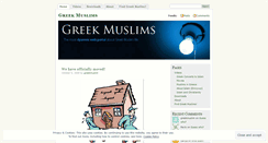 Desktop Screenshot of greekmuslim.wordpress.com