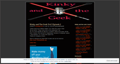 Desktop Screenshot of kinkyandthegeek.wordpress.com