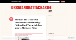 Desktop Screenshot of drratanbhattacharjee.wordpress.com