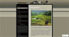 Desktop Screenshot of aimeexio.wordpress.com