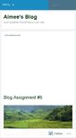 Mobile Screenshot of aimeexio.wordpress.com