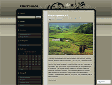 Tablet Screenshot of aimeexio.wordpress.com