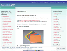 Tablet Screenshot of lapbooking.wordpress.com