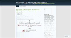 Desktop Screenshot of capacanada.wordpress.com
