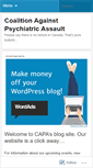 Mobile Screenshot of capacanada.wordpress.com