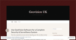 Desktop Screenshot of geovisionuk.wordpress.com