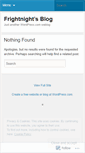 Mobile Screenshot of frightnight.wordpress.com