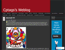 Tablet Screenshot of cptags.wordpress.com