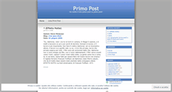 Desktop Screenshot of primopost.wordpress.com