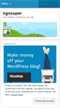Mobile Screenshot of ngssuper.wordpress.com