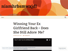 Tablet Screenshot of niamhrbsmwxjdl.wordpress.com